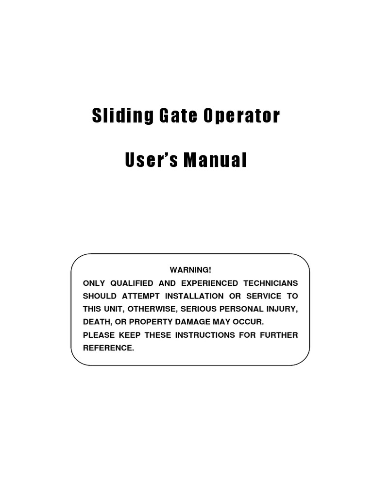 CSG 600 User's Manual PDF Manual Transmission Electric Motor
