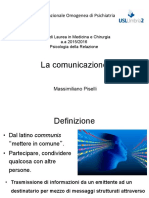 Psicologia Della Relazione - Lezione 2 - La Comunicazione