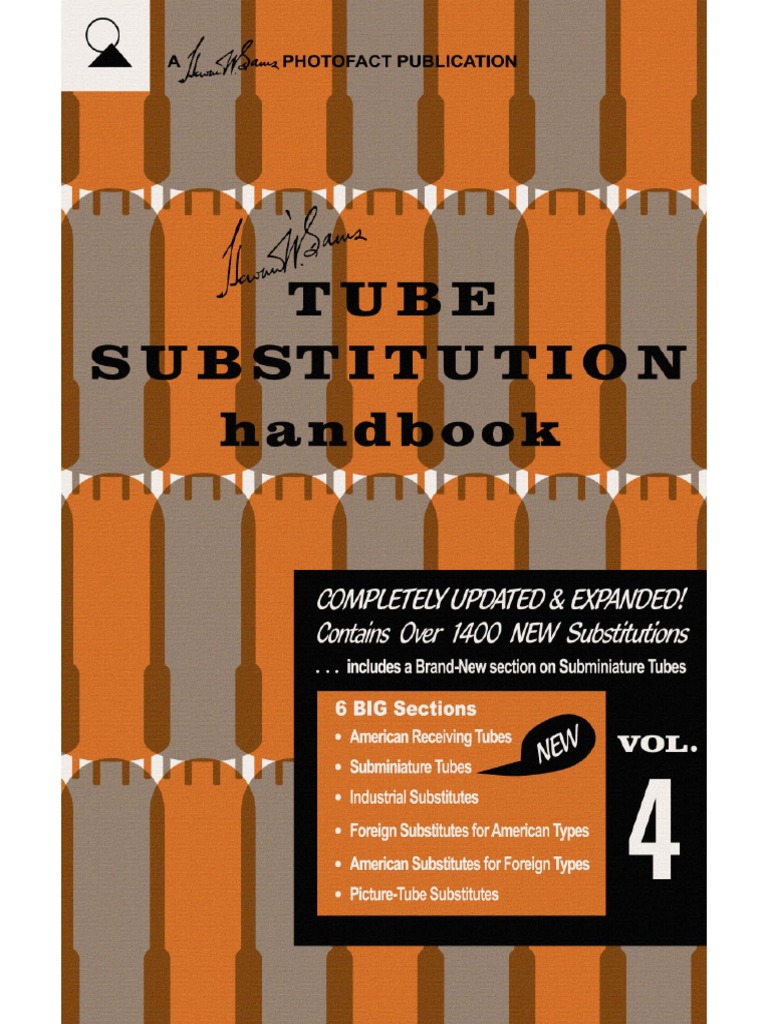 Sams tube substitution handbook volume 4 1962 pdf