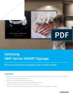 Samsung QMF Series SMART Signage Datasheet Web