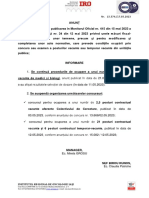 Informare Organizare Concursuri de Ocupare Posturi Vacante Si Temporar Vacante La Nivel Iro