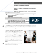 PW4 - Unit 2 - Presentation Skills Worksheet