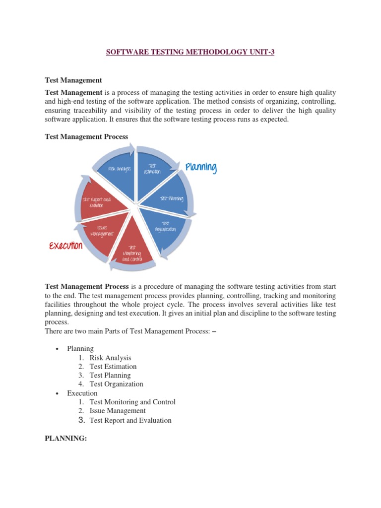 Software Testing Methodology Unit-3 | PDF