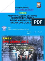 Dirlantas Malut Ops Lilin 2013 Korlantas