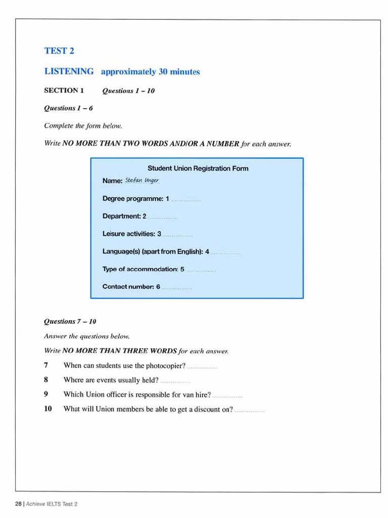 Listening-Mock-test-2 | PDF
