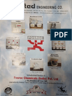 Fosroc Products and Uses