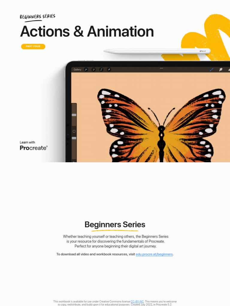 1005 Procreate Actions Animation | PDF | Drawing