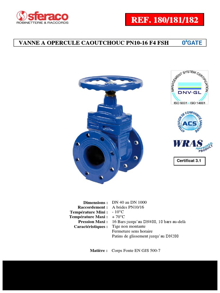 Vanne À Opercule | PDF