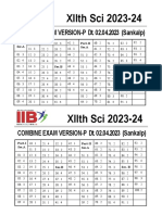 XIIth Combine Exam 2nd Apr.23