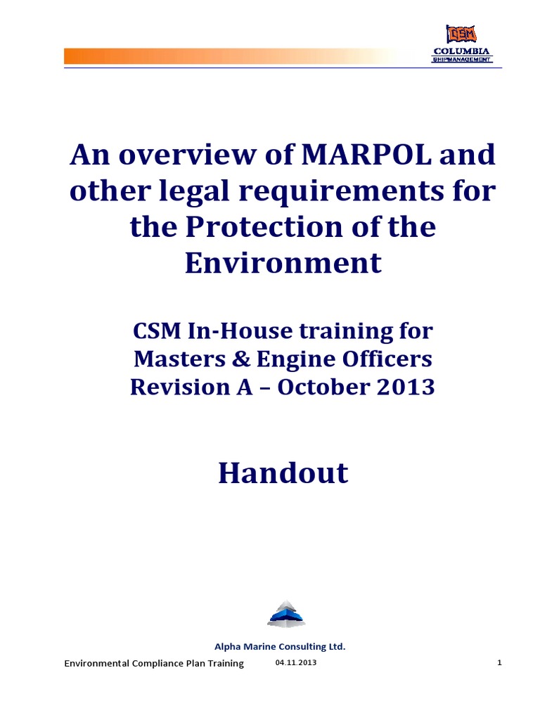 019 Handout | PDF | Pollution