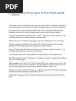 Download Jerzy Dudek Plays His Last Game for Real Madrid Against Almeria by Tutup Panci SN65470039 doc pdf