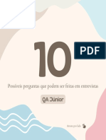 QA Júnior: Possíveis Perguntas Que Podem Ser Feitas em Entrevistas