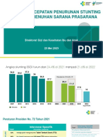 Strategi Penununan Stunting Dengan Pemenuhan Sarpras - DitGizi Dan KIA