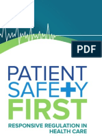 Download Patient Safety First Responsive Regulation in Health Care by Rachmad Pg SN65470639 doc pdf