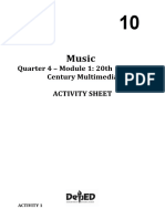 Music Activity Sheet