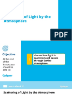 Physical Science 22.3 Scattering of Light by The Atmosphere