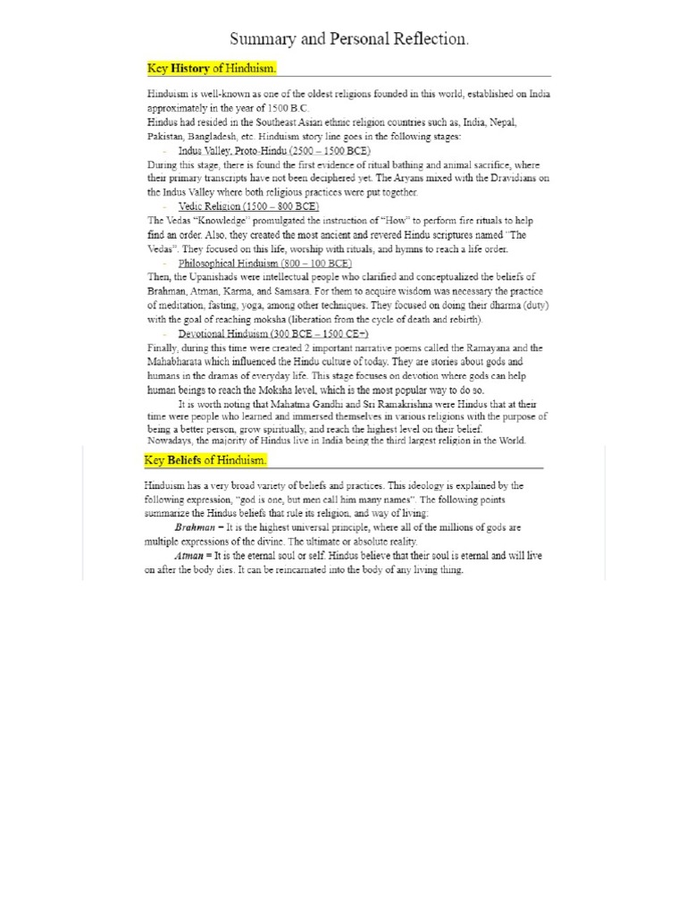 Hinduism Pdf