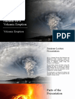 Preventive and Risk Reduction Hazards For A Volcanic - Performance Task