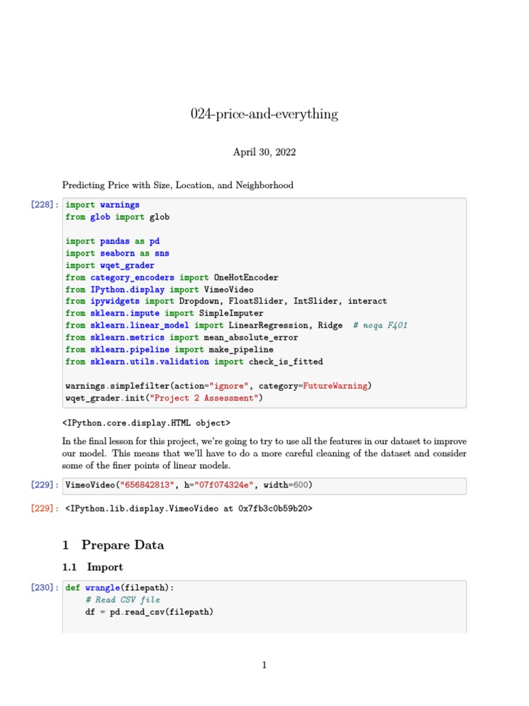 024 Price and Everything PDF PDF Prediction Computing