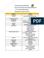 Feuille de Revision 2eme Annee - 041105