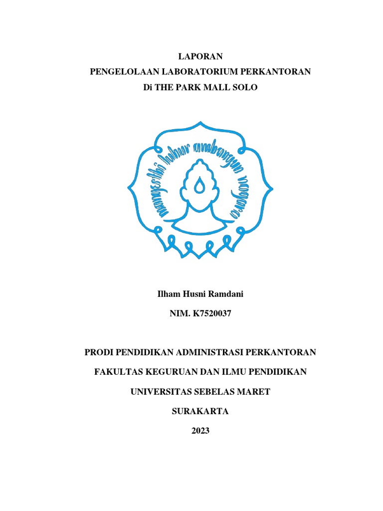 Peng. Lab. Perkantoran - Ilham Husni Ramdani - K7520037 PDF | PDF