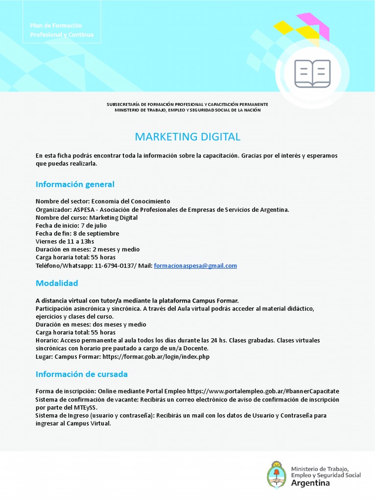 Curso de Marketing Digital Online 2023 | PDF | Marketing de motores de ...