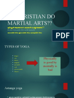 As Christian Do Martial Arts