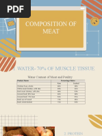 Structure and Composition of Meat | PDF | Connective Tissue | Meat