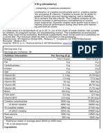 Dy Nutrition The Creatine 316 G Strawberry