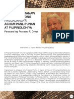 Pagbabalik-Tanaw Sa Akademikong Paglalakbay: Agham Panlipunan at Pilipinolohiya