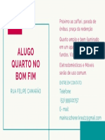 Alugo Quarto No Bom Fim