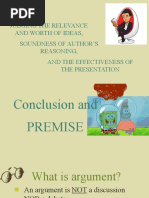 q4 l3 Conclusion and Premise For Students