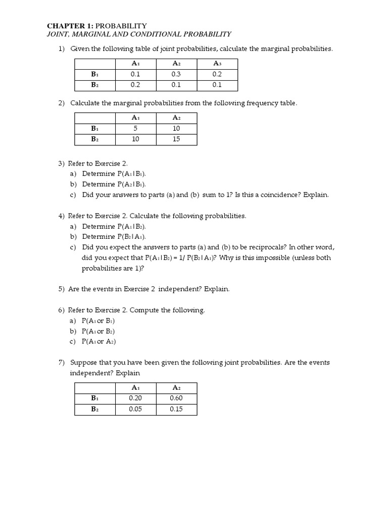 Tuto Chap1 Part1 | PDF | Statistics | Probability