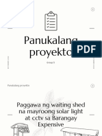 Panukalang Proyekto