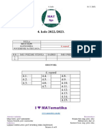 Test OS D 4r 4 Kolo 2022 - 23