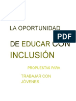 6 - Cuerpo Escuela y Construccion Generica - La Oportunidad de Educar Con Inclusion IMM 2016 - Pcia Santa Fe