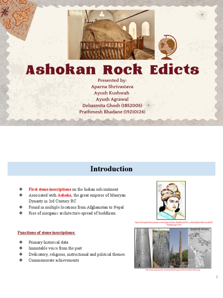 Ashokan Rock Edicts PDF Museum Archaeology