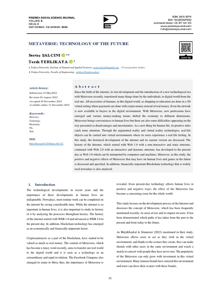 Metaverse: Future Tech & Impact | PDF | World Wide Web | Internet & Web