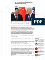 Political Provocation': China Hits Back As Biden Calls Xi Dictator' - US News - The Guardian