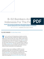 B-52 Bombers Arrive in Indonesia For The First Time - The Drive