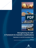 Strengthening The AQF: A Framework For Australia's Qualifications