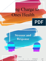 Taking Charge To Ones Health