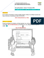 Actividades de Integrales y Trazos Grado Primero 2023