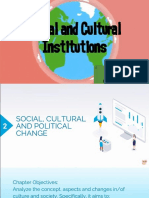 Lesson 8 Cultural Social and Political Institution