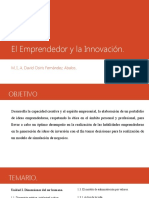 Unidad I El Emprendedor y La Innovación