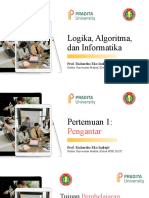 EDUCATION INFORMATICS Logika, Algoritma, Dan Informatika