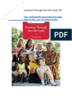 Test Bank For Nutrition Through The Life Cycle 7th Edition Brown