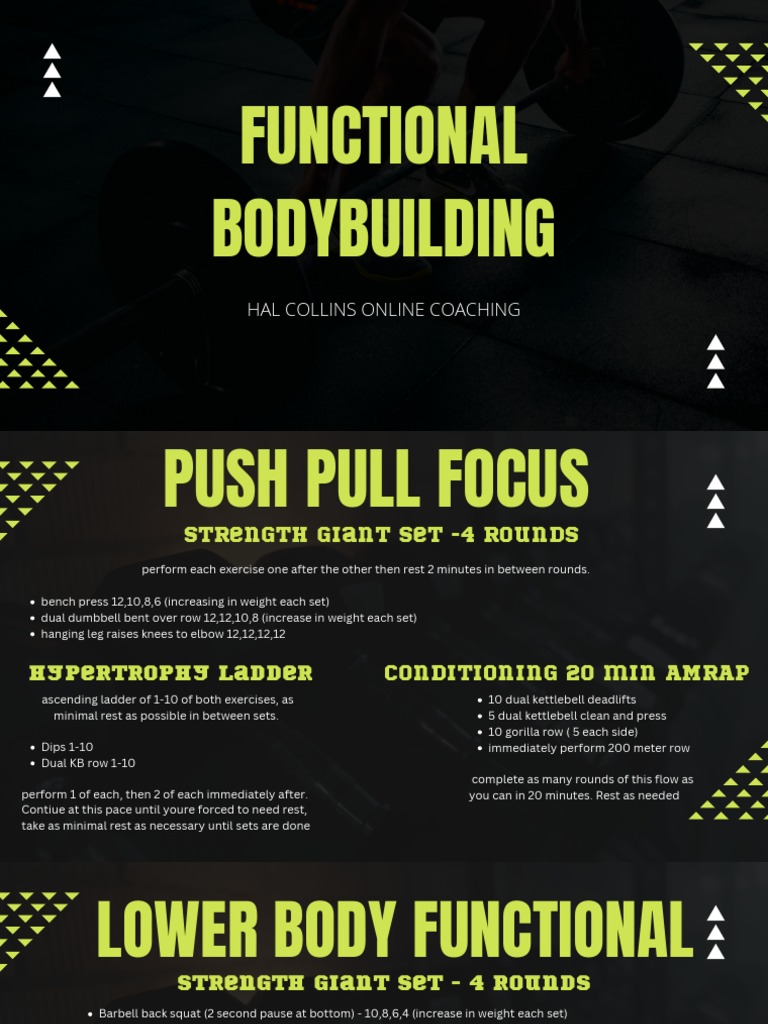 Functional Bodybuilding | Download Free PDF | Kettlebell | Weight Training