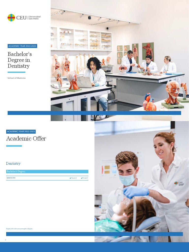 CEU Ficha MED Odontologia 0721 EN PDF Dentistry Pathology