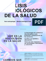 Análisis Sociológicos de La Salud